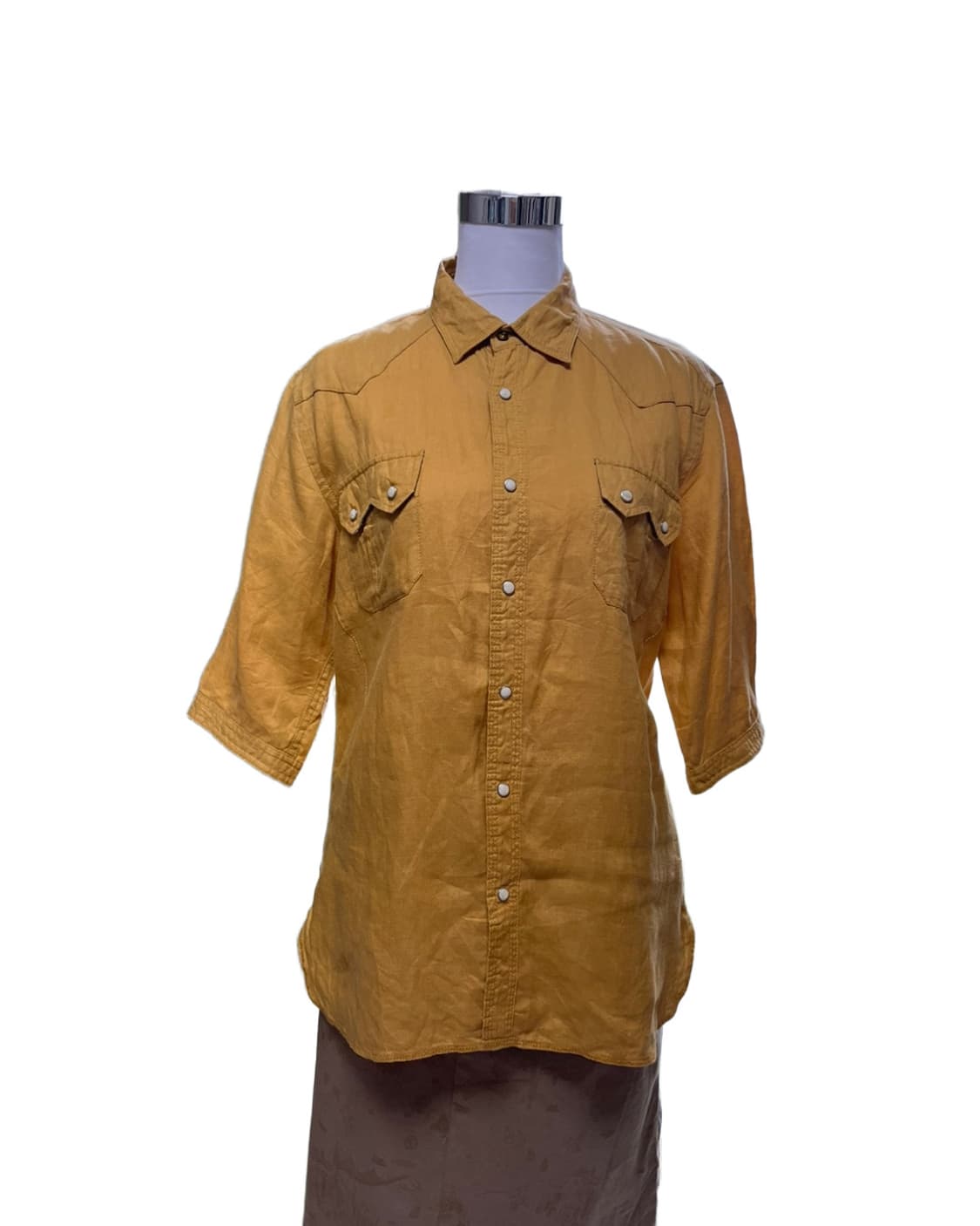 Mustard linen shirt 상품이미지5