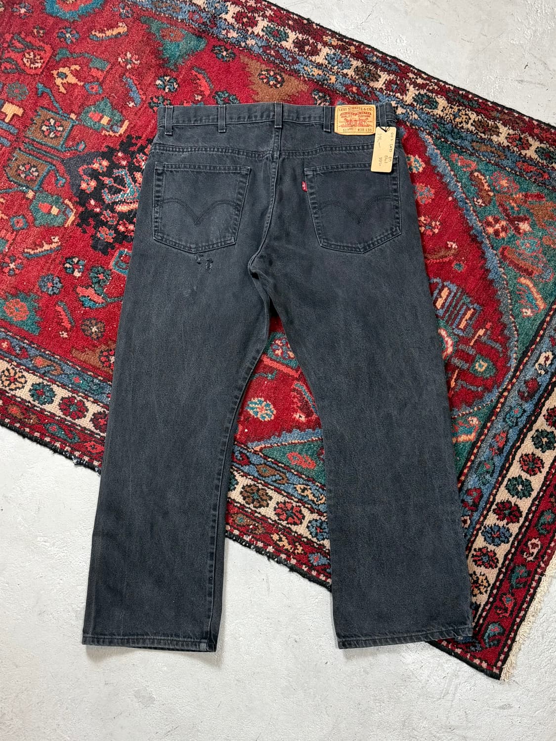 00's 리바이스 517 블랙 부츠컷 플레어진 상품이미지4