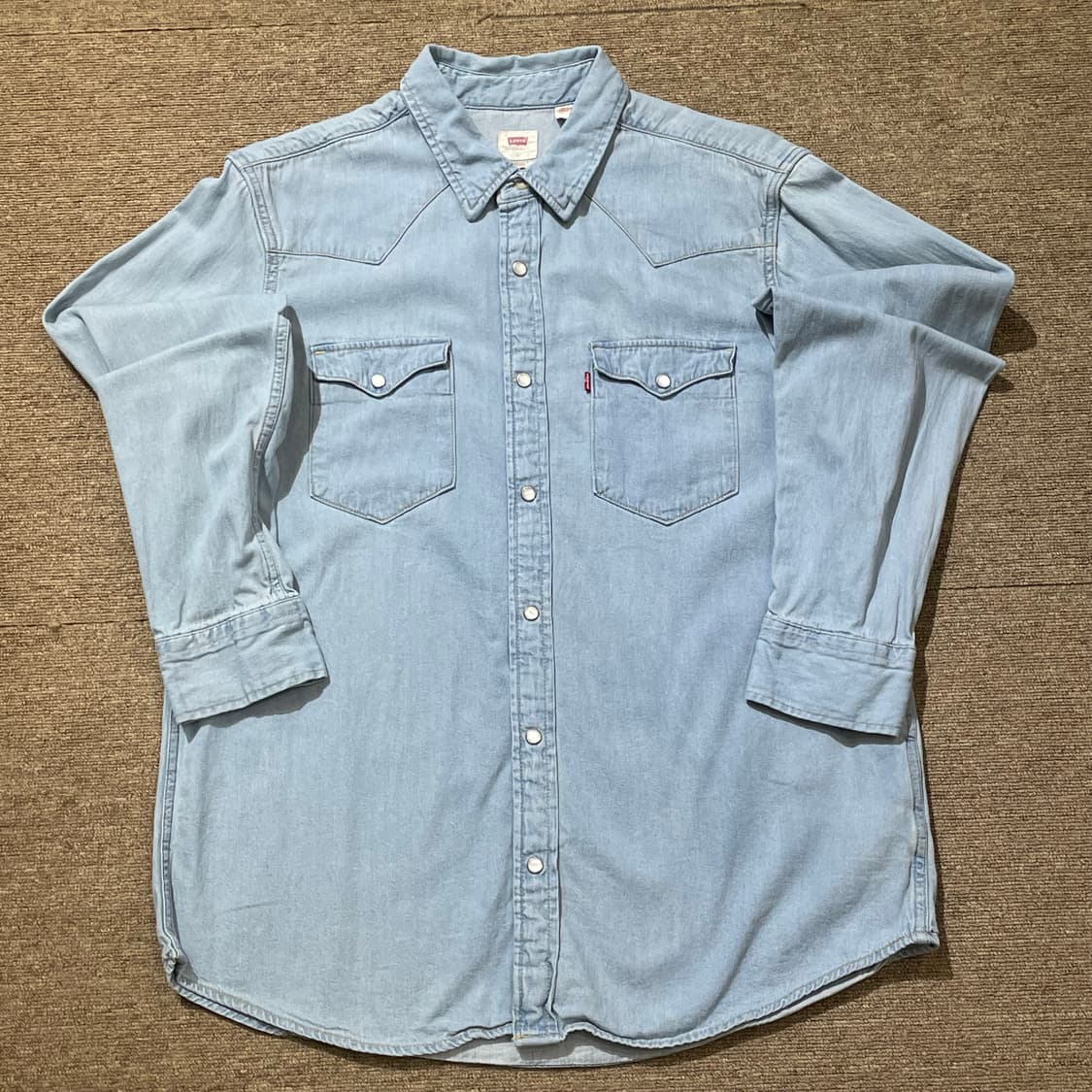 (L) Levi's 리바이스 코튼 데님 셔츠 상품이미지3