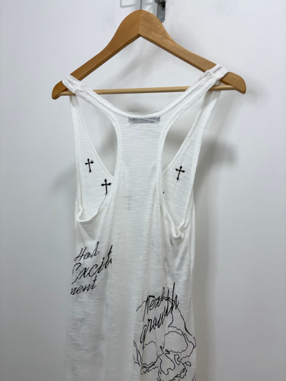 GHOST of HARLEM 해골 스컬 펑크 나시 원피스 상품이미지10