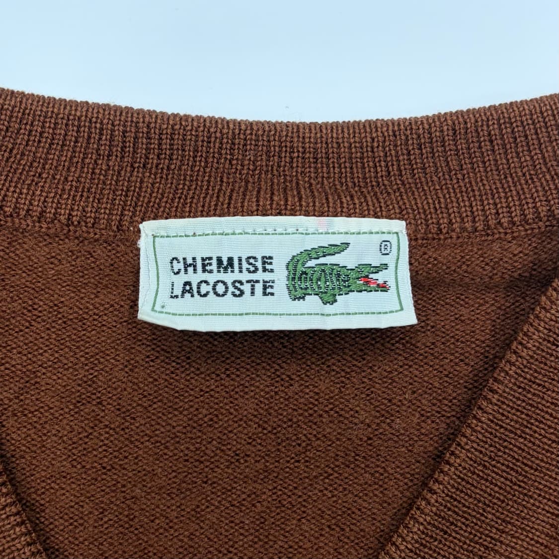 Lacoste 라코스테 빈티지 아가일 니트  상품이미지6