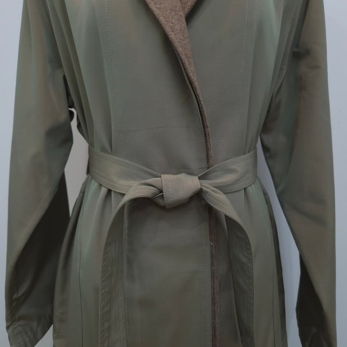 울혼방 탈부착 안감 벨트코트 롱코트 상품이미지5