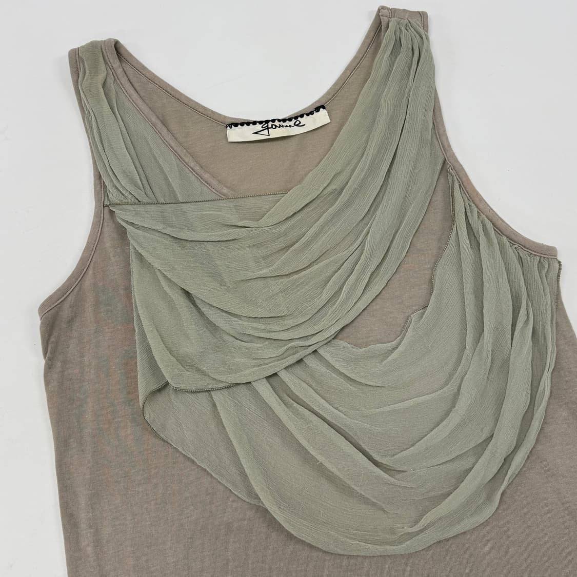 Gomme drape sleeveless 상품이미지3
