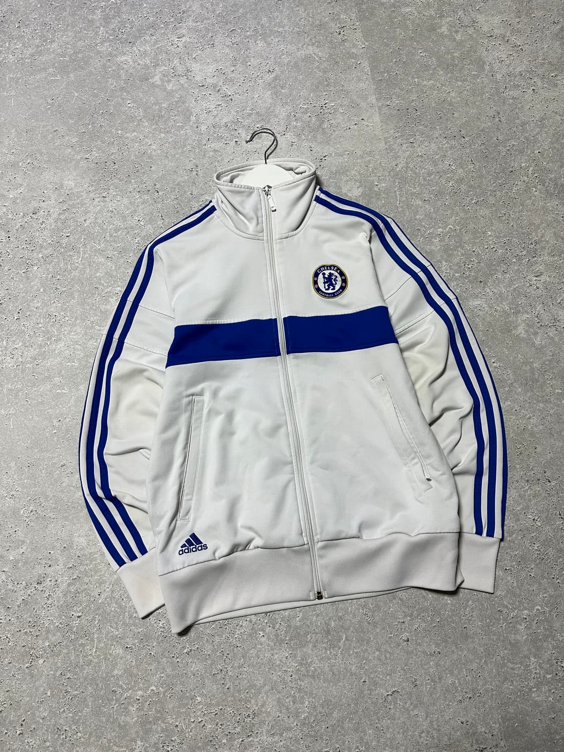 아디다스 첼시 화이트 블루 희귀 트랙탑 상품이미지1