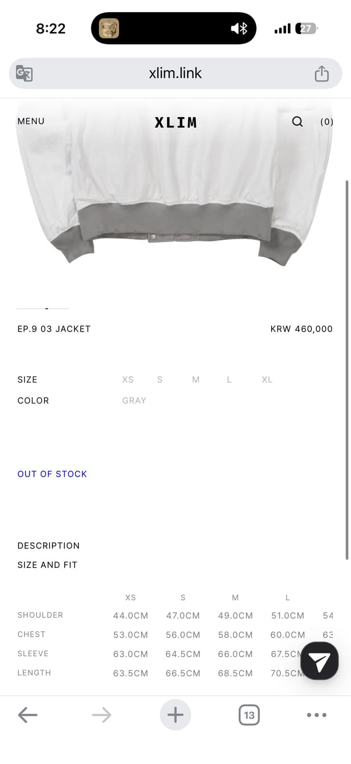 Xlim x 알파인더스트리 S 상품이미지2