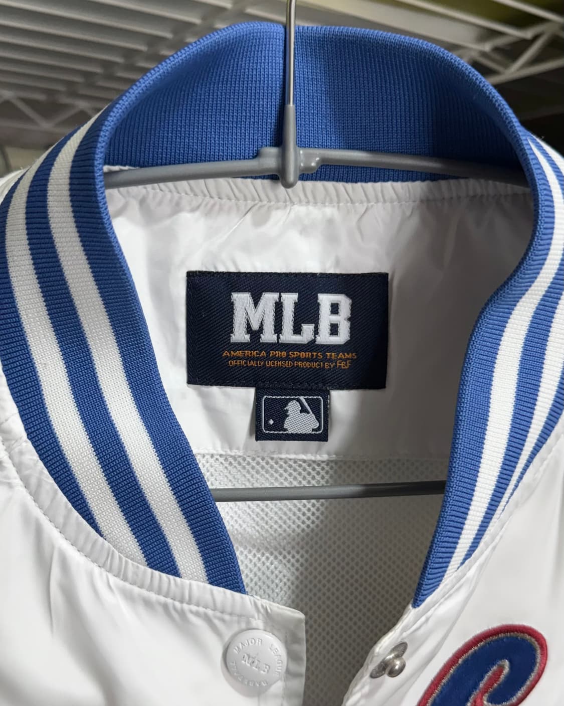 엠엘비 화이트 & 블루 양키스 야구점퍼  상품이미지10