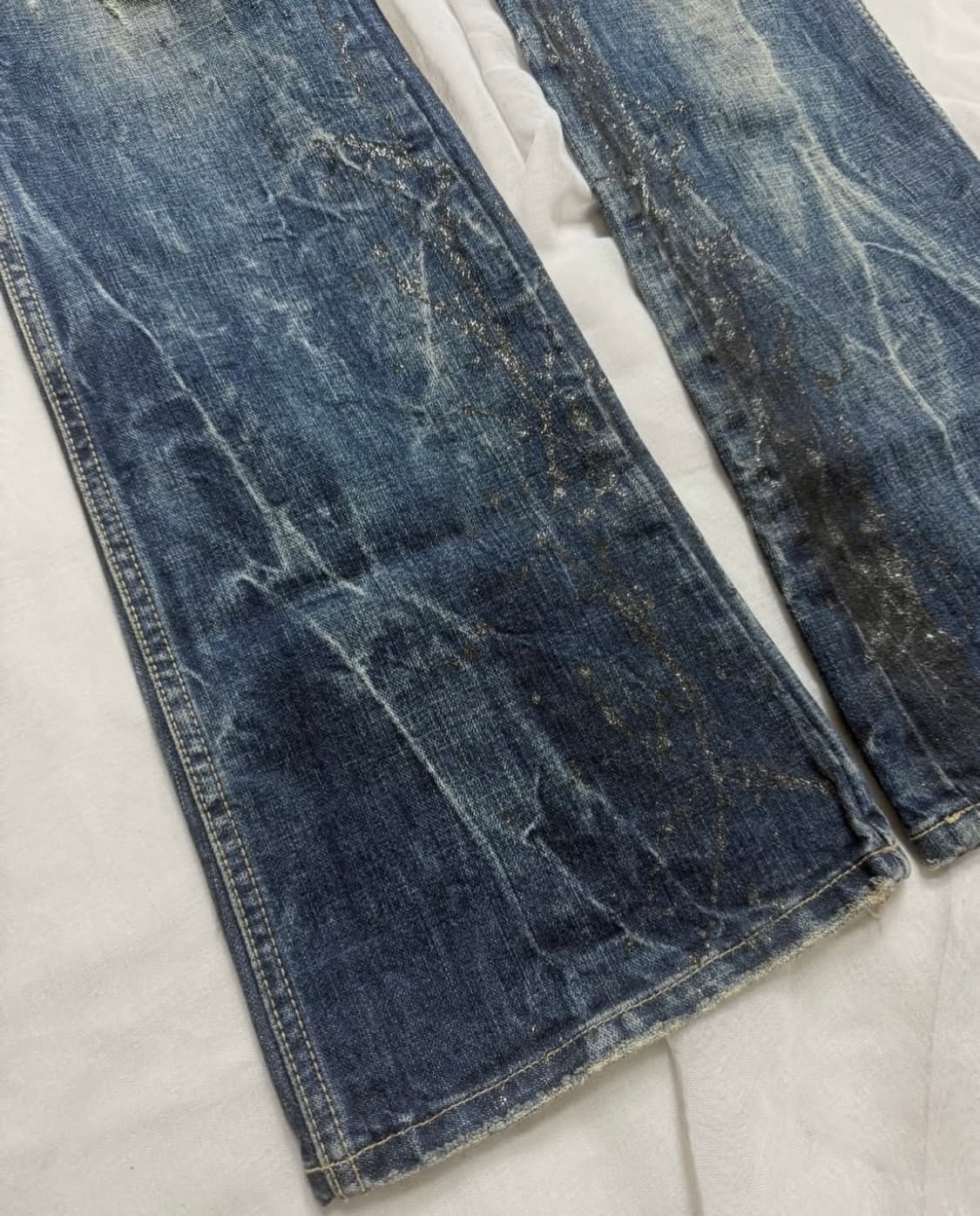 Gostar Washing Damage Detail Denimjeans 상품이미지3