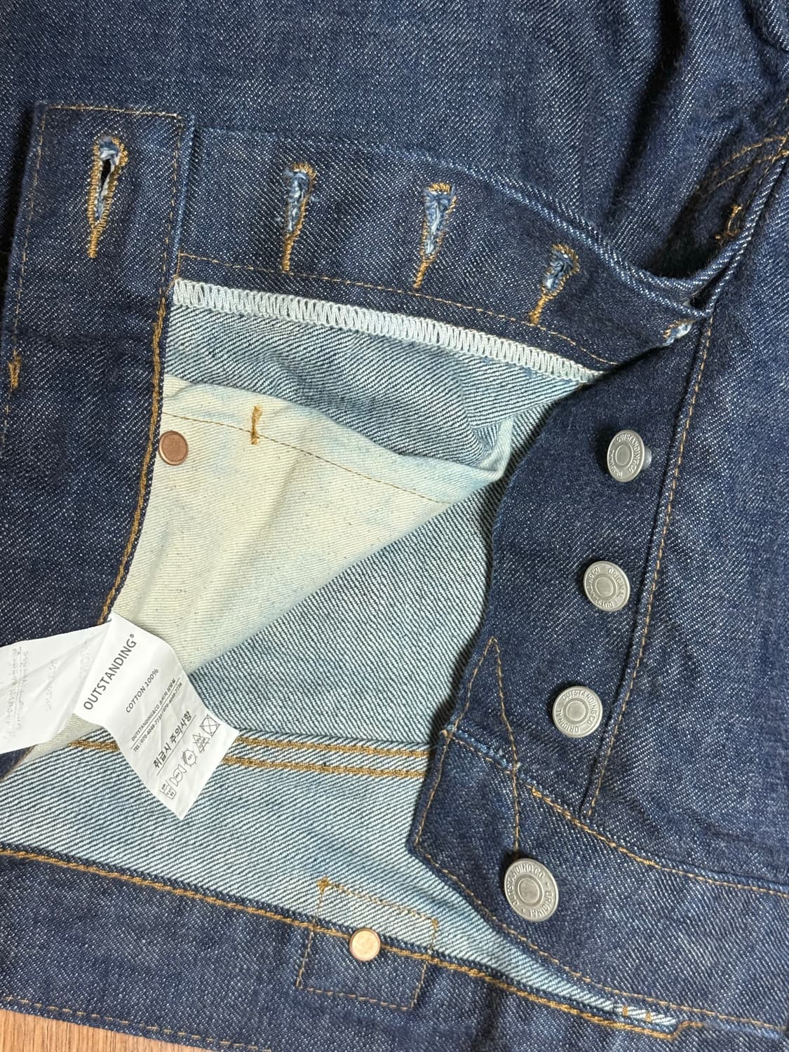 아웃스탠딩 30s 와이드 데님 상품이미지2