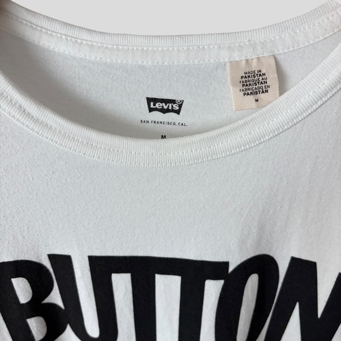 (M)리바이스 501 Button Your Fly 반팔티셔츠 상품이미지3