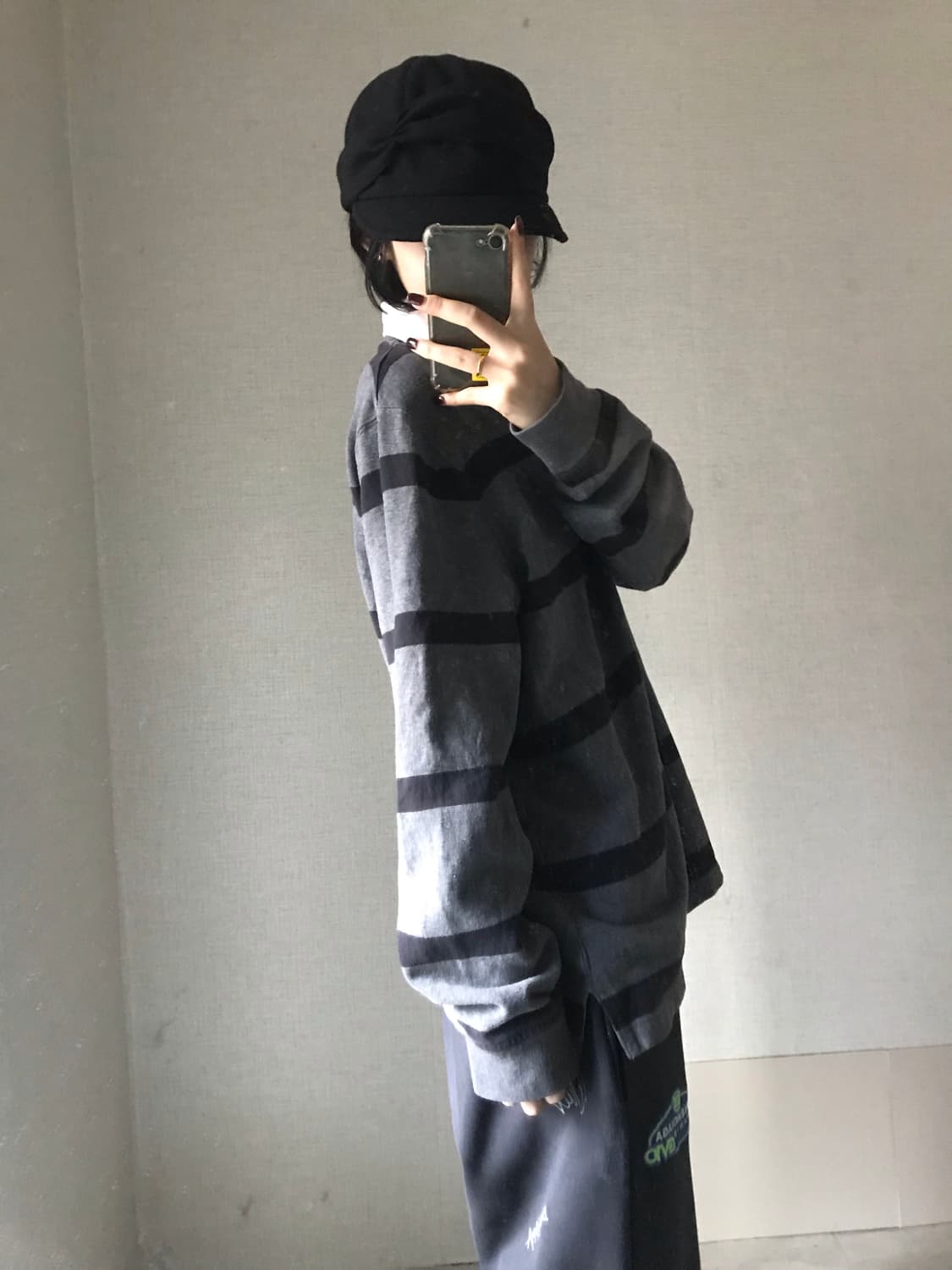 폴로 그레이 스트라이프 럭비티셔츠 상품이미지3