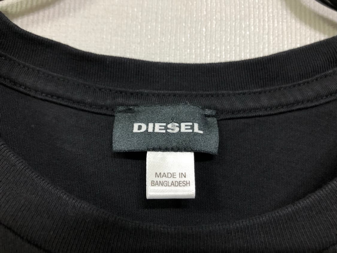 DIESEL 디젤 프린팅 반팔티셔츠 XL _ 블랙 상품이미지8