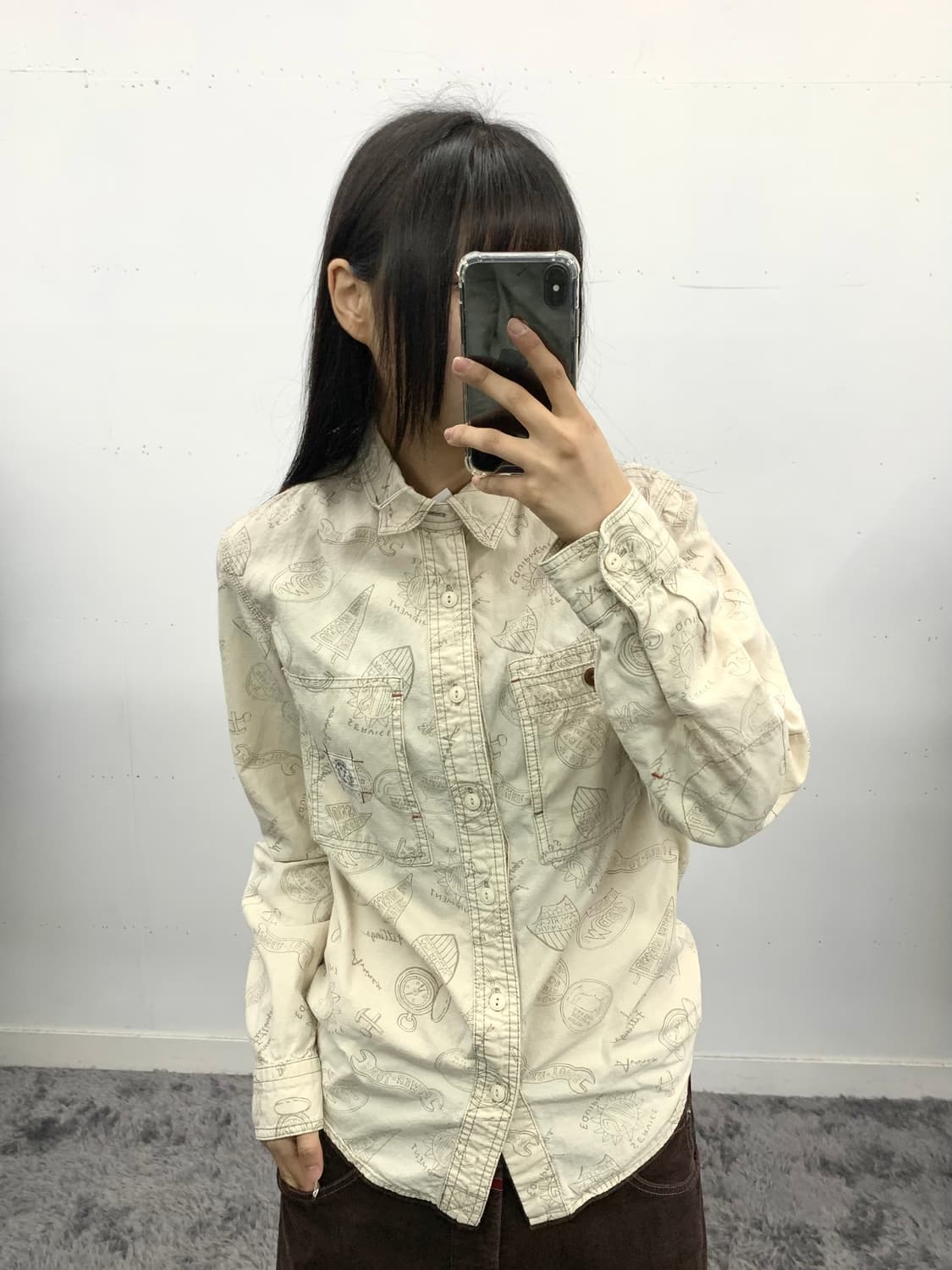 아비렉스 패턴 셔츠 상품이미지3