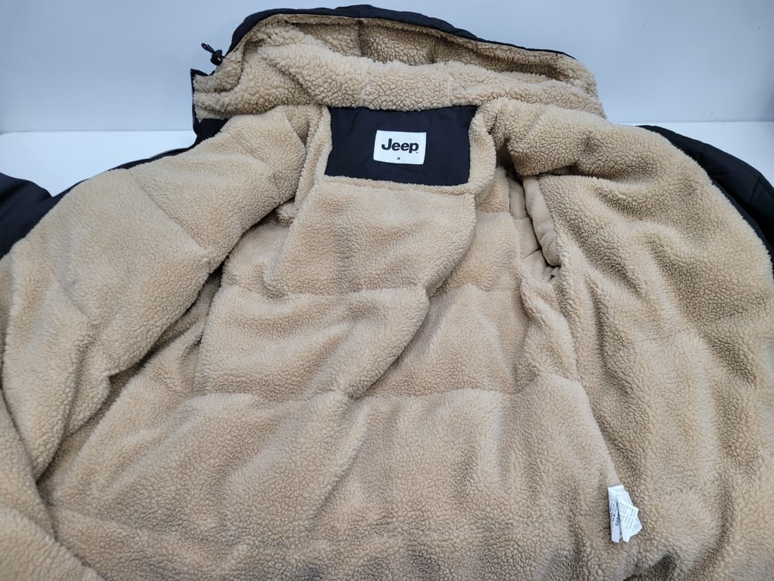 JEEP 22FW 지프 플리스 다운 패딩 점퍼 / 남 M 블랙 상품이미지6