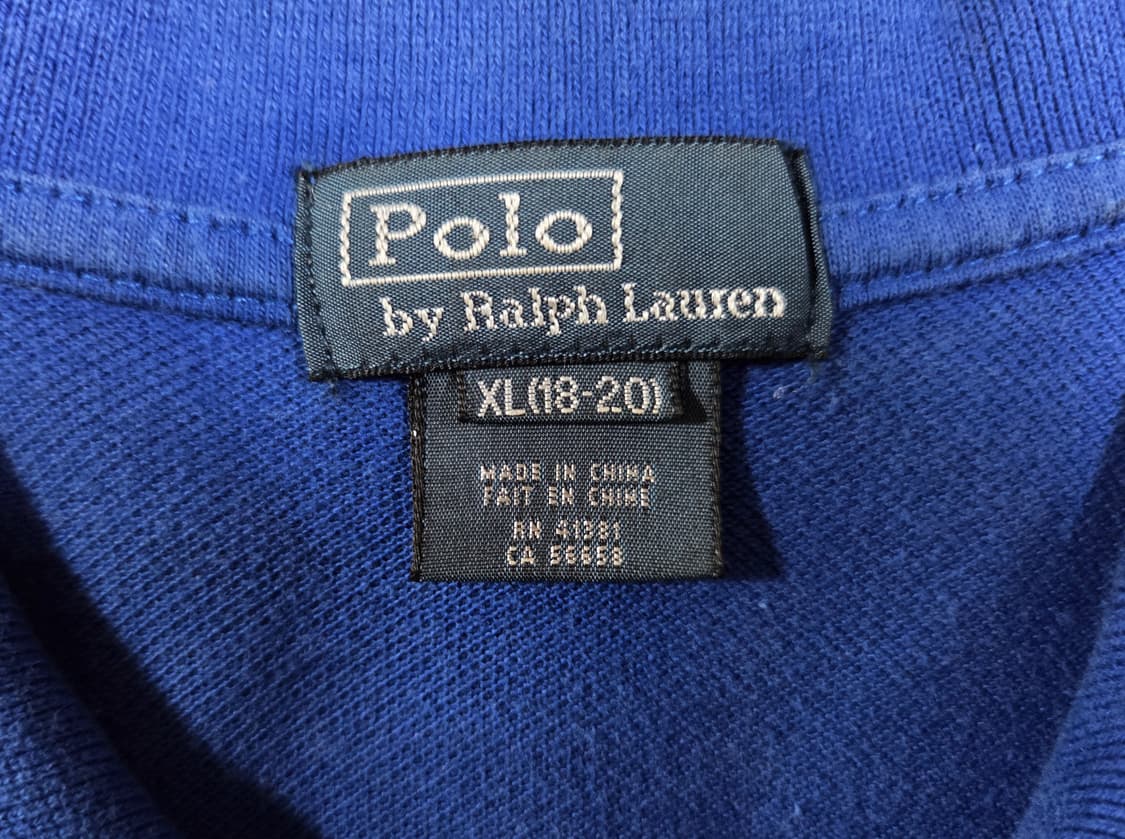 폴로 랄프로렌 빅포니 블루 카라 반팔티
 상품이미지5