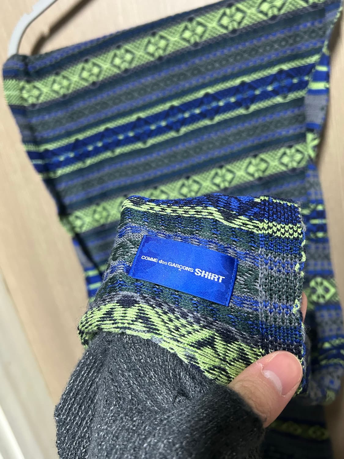 꼼데가르송 shirt 머플러 상품이미지4