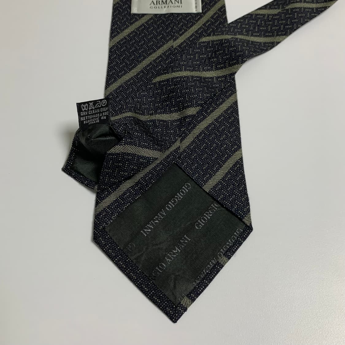 조르지오 아르마니(ARMANI) 스트라이프 명품넥타이 혼방 A+등급 상품이미지7