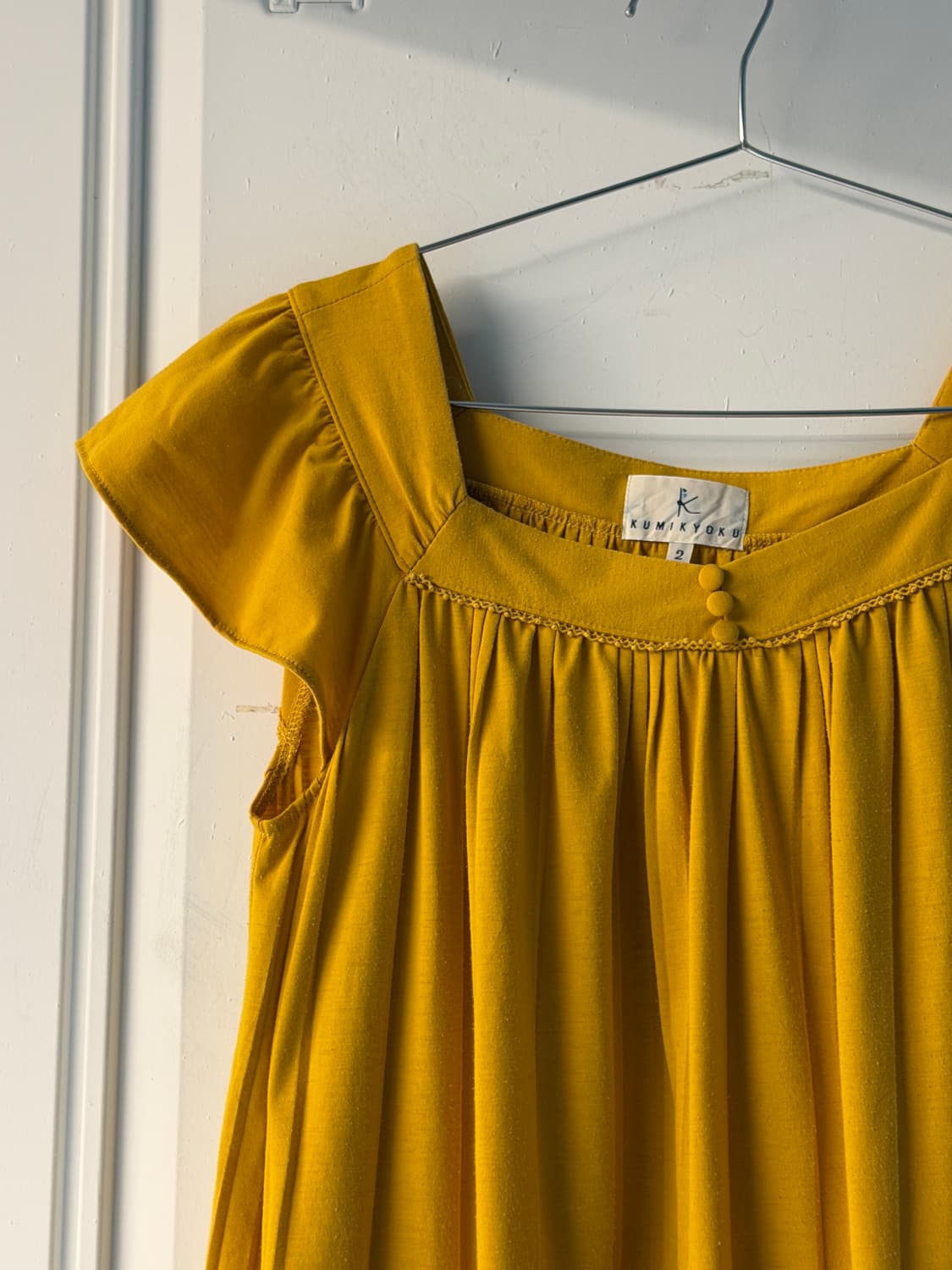 일본빈티지 모리 엘로우 반팔 상품이미지6