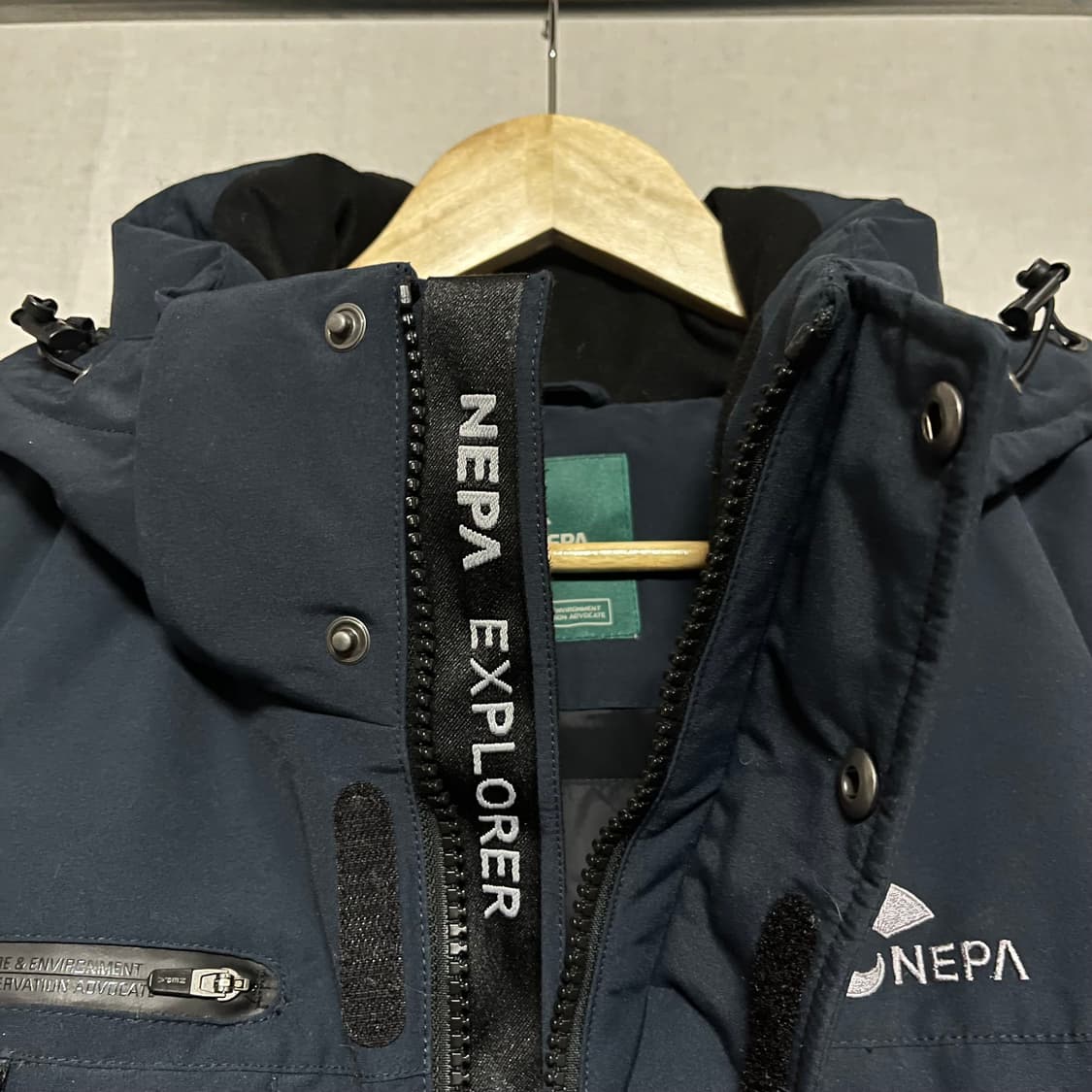 네파 네이비 패딩 점퍼 100 (택o 새상품) 상품이미지4