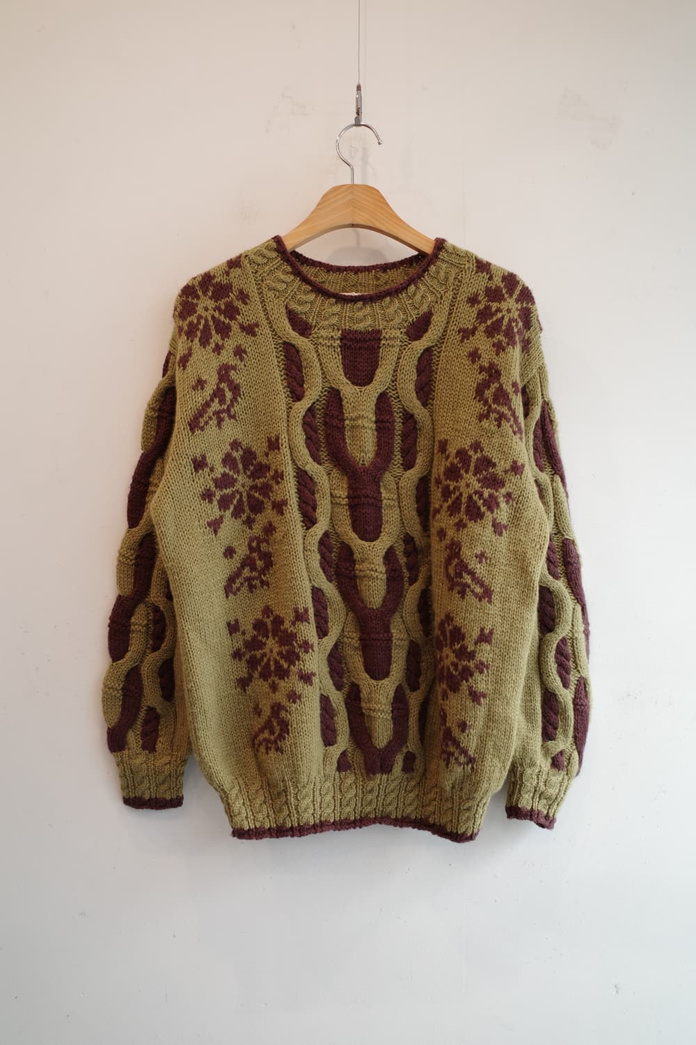 Japan brand 패턴 울니트 상품이미지1