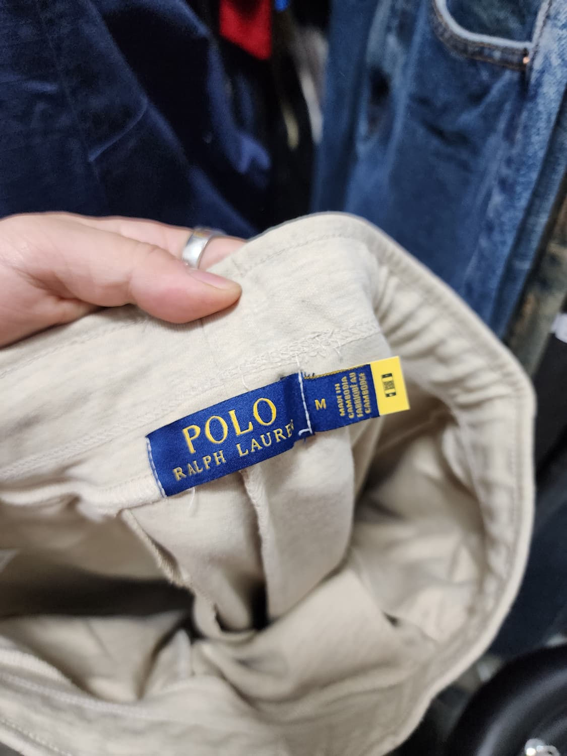 폴로 베이지 스웻팬츠  상품이미지7