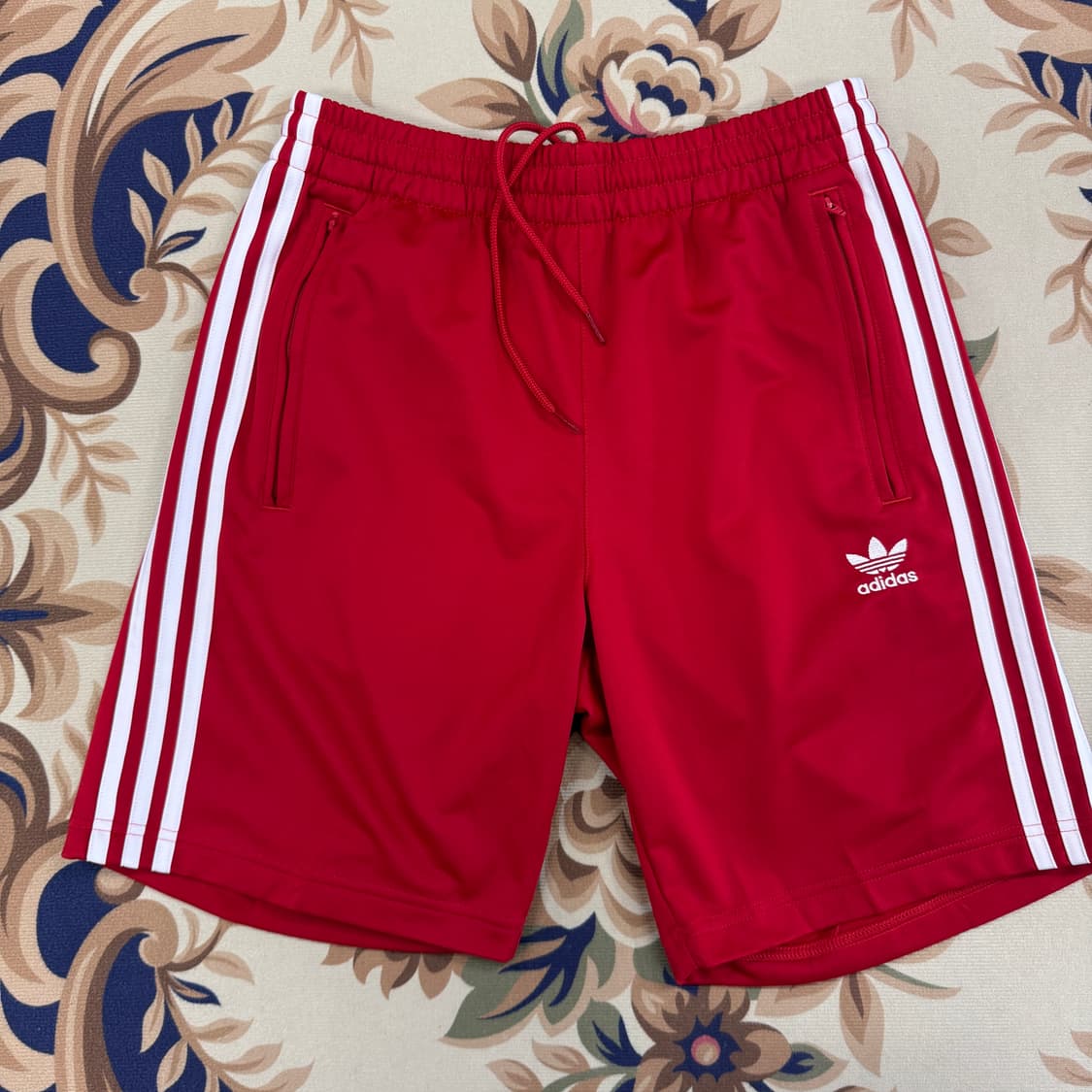 (S)아디다스 Adidas 파이어버드 반바지(레드,빨흰) 상품이미지1