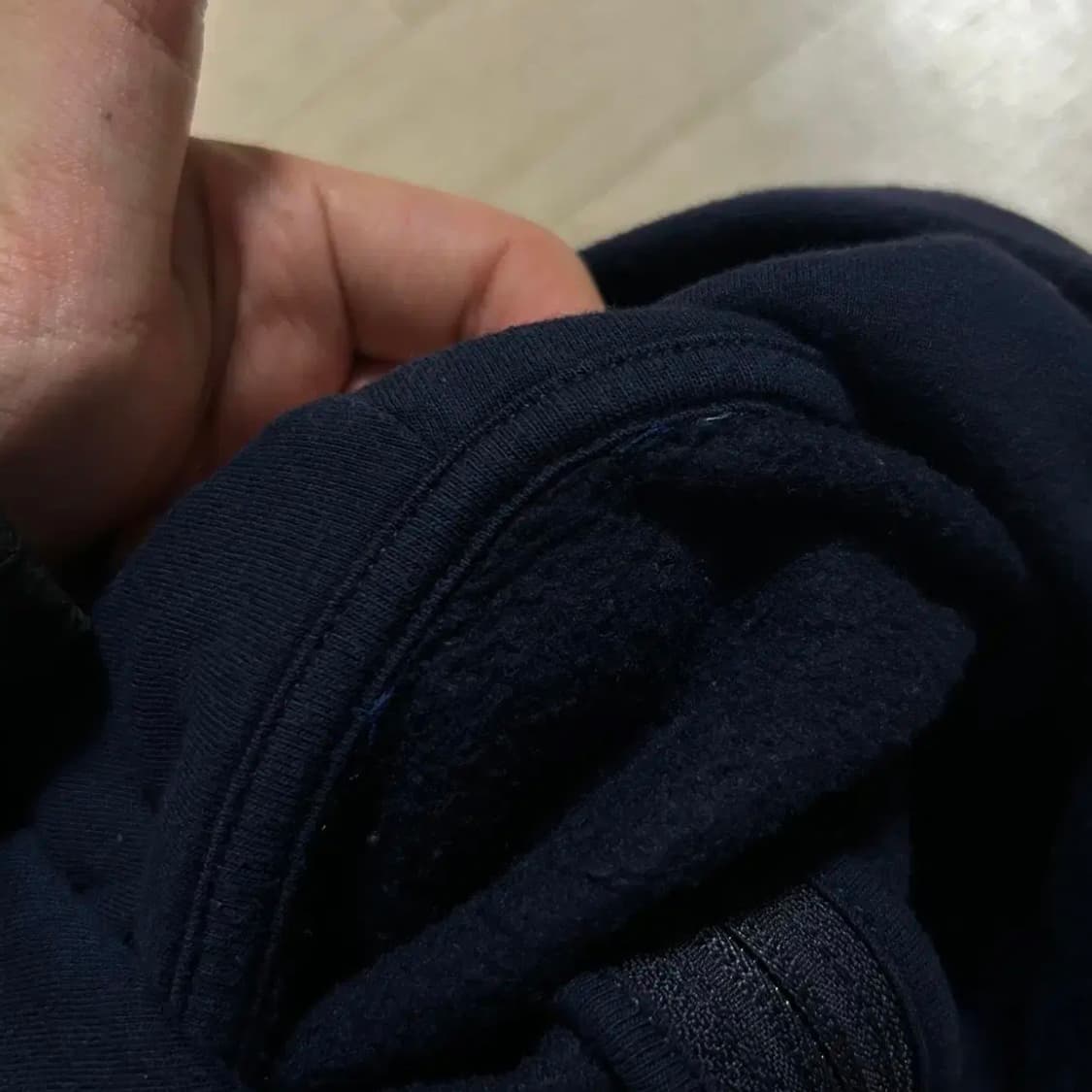 폴로 폴로베어 네이비 후드집업(실측S~M) 상품이미지2