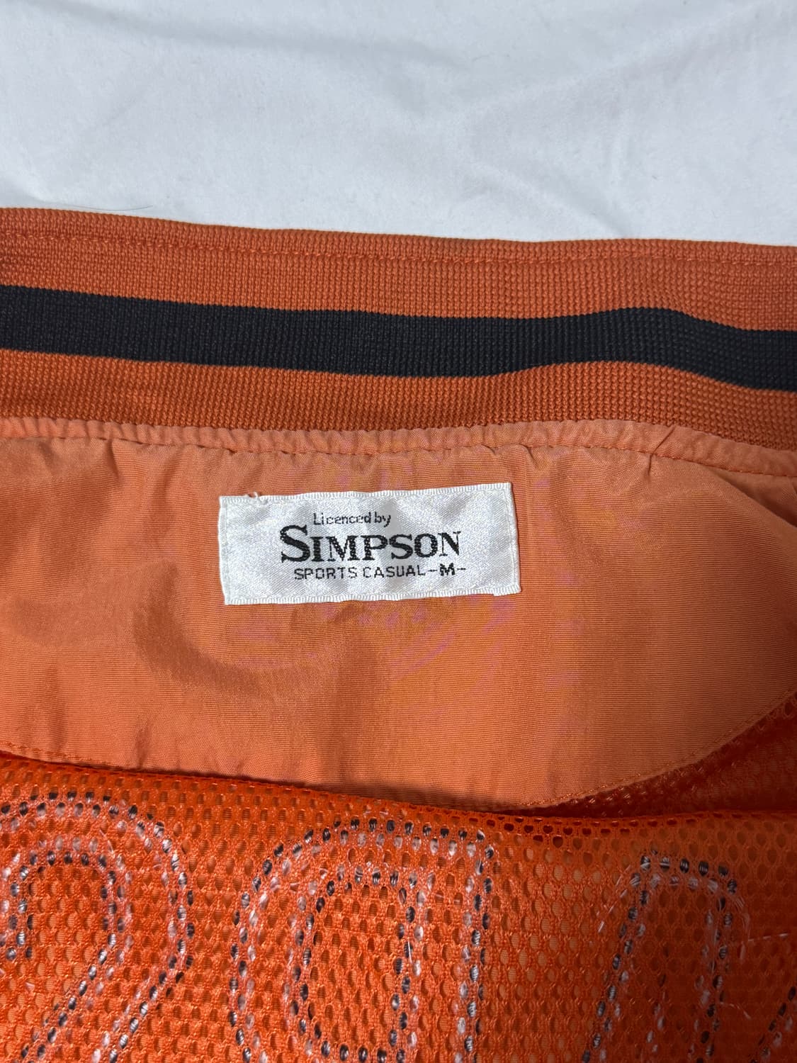 Simpson 자수 나일론 블루종 상품이미지6