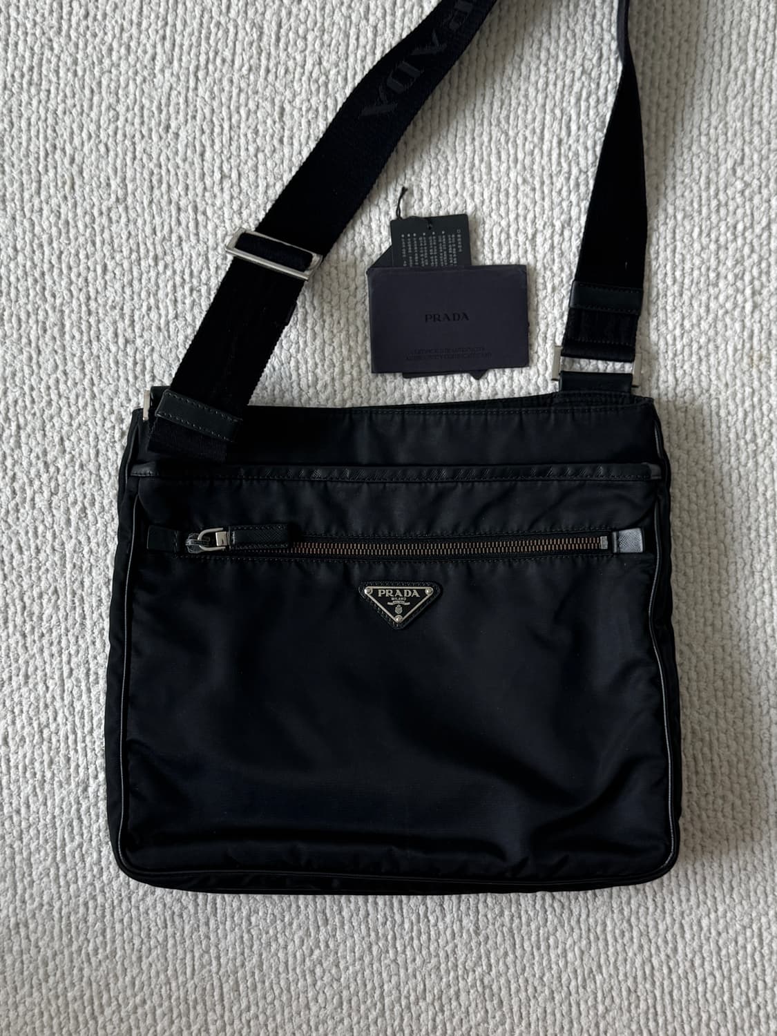 프라다 블랙 숄더백 상품이미지2