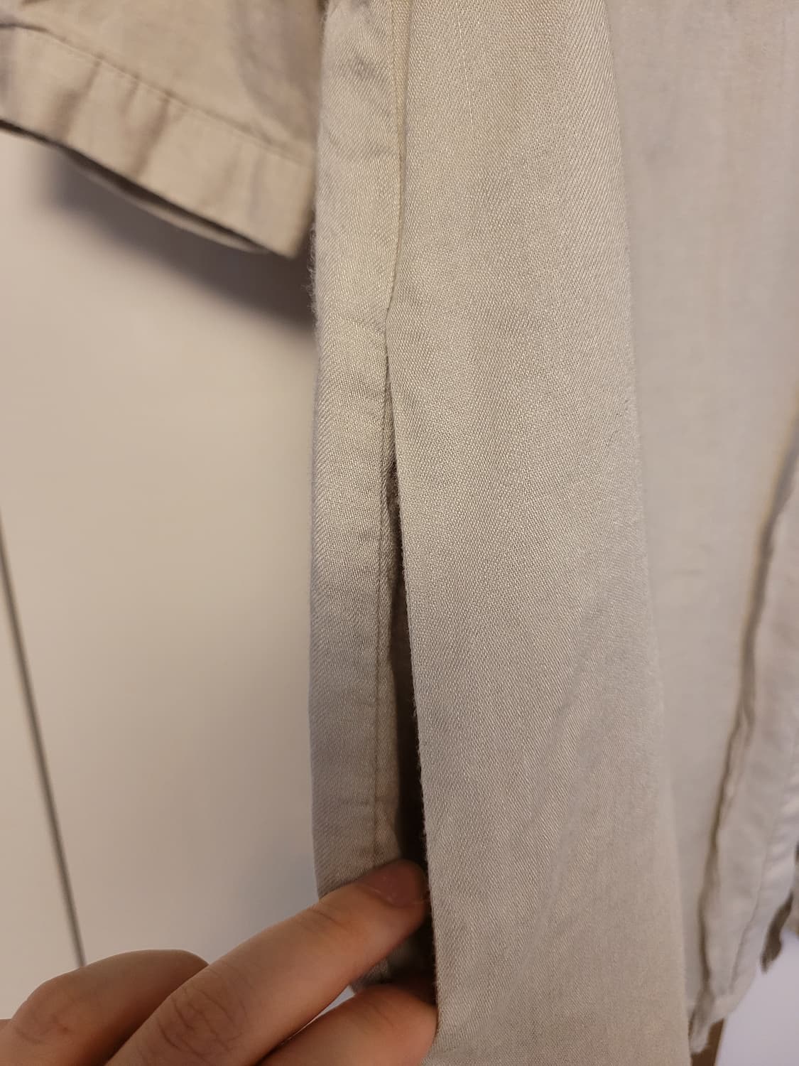 MANGO 고급린넨 셔츠형 원피스 상품이미지7