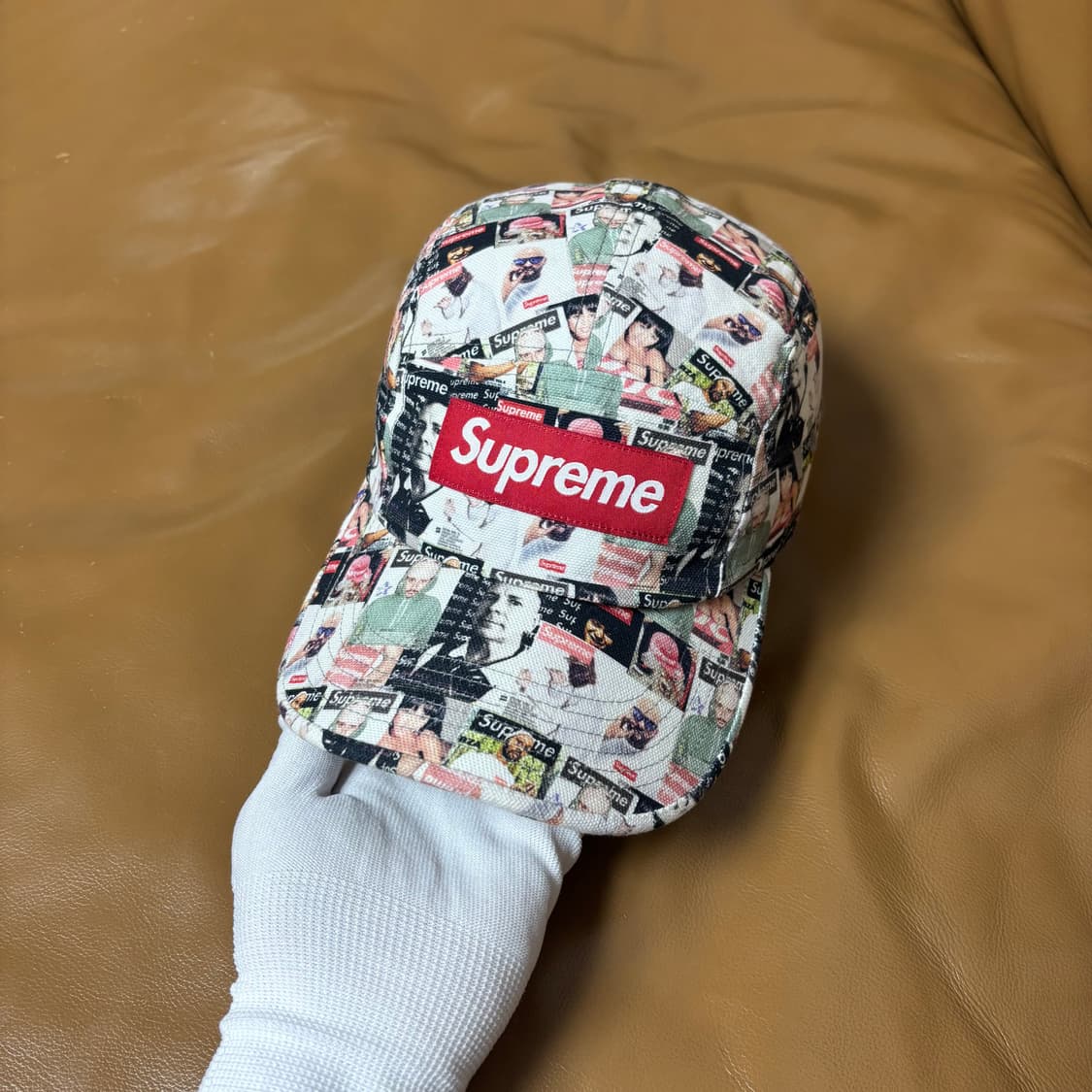 슈프림 캠프캡 모자 박스로고 포토 매거진 상품이미지2
