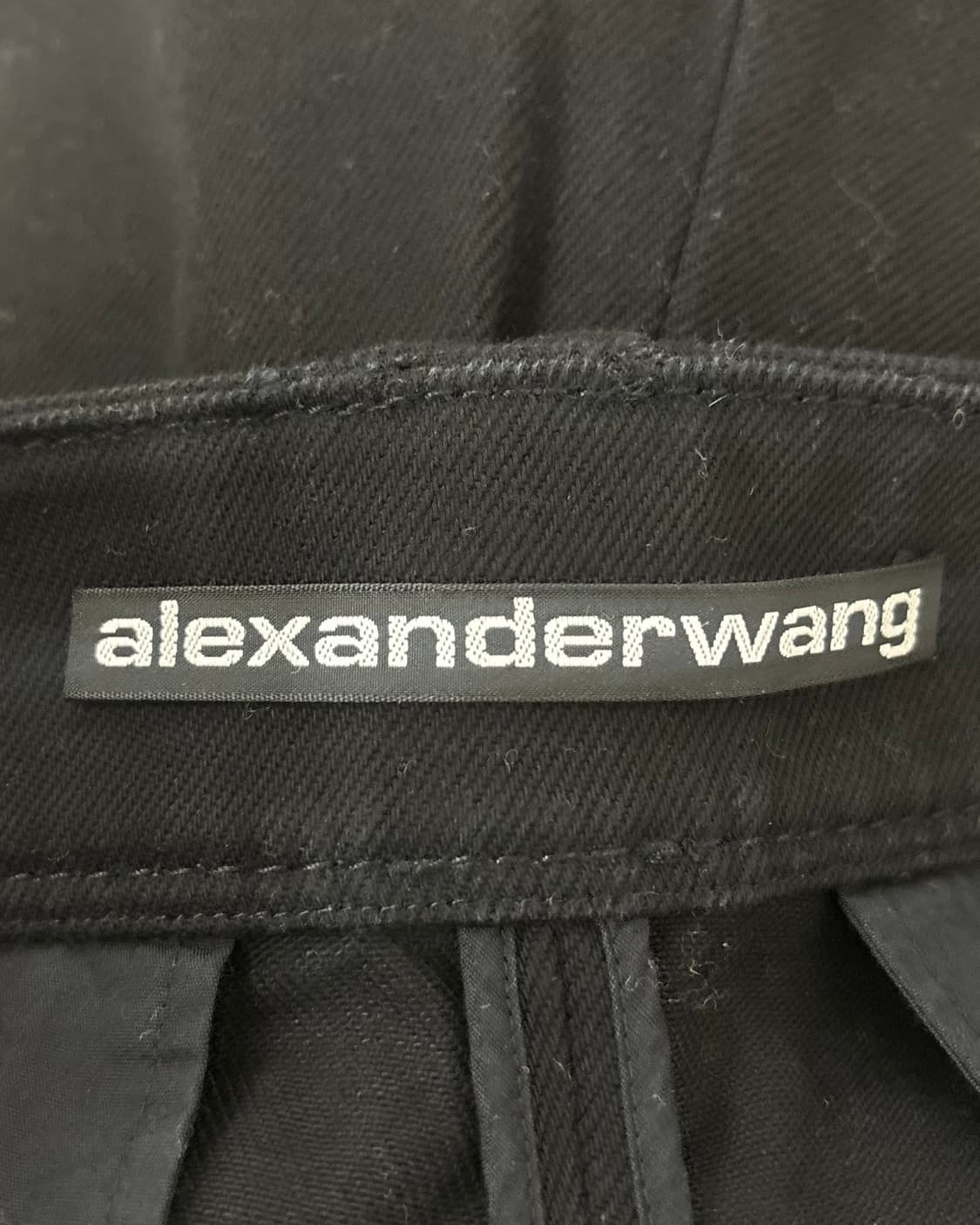 알렉산더 왕 블랙 와이드 코튼 팬츠 상품이미지7