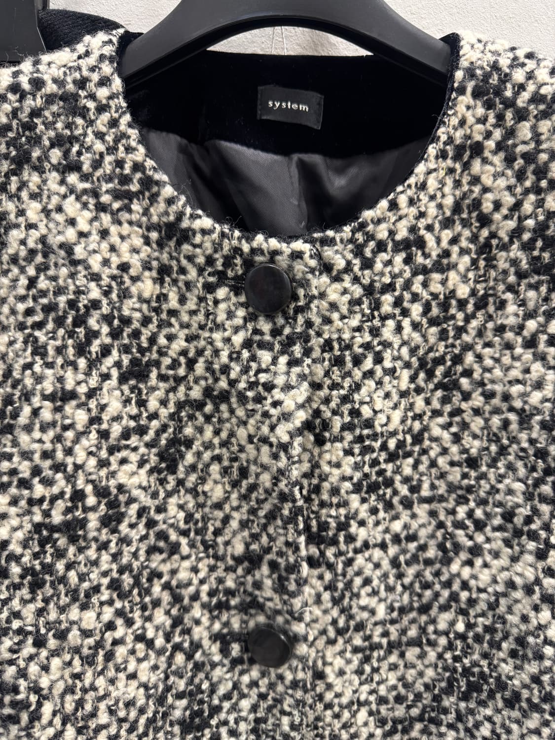 System 울100% 트위드 자켓 상품이미지2