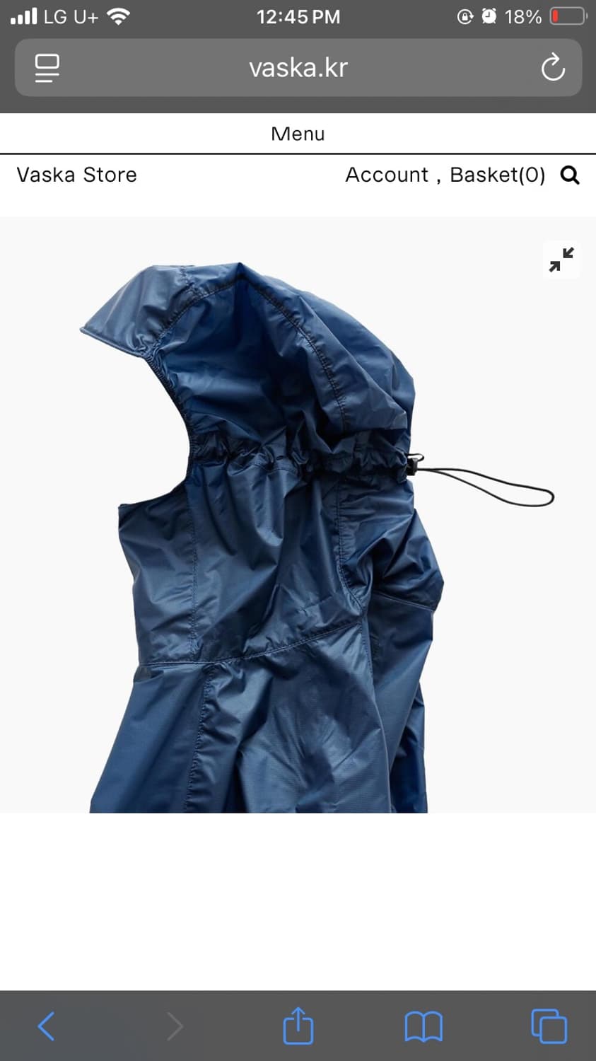 Cayl jacket navy 바람막이 상품이미지5