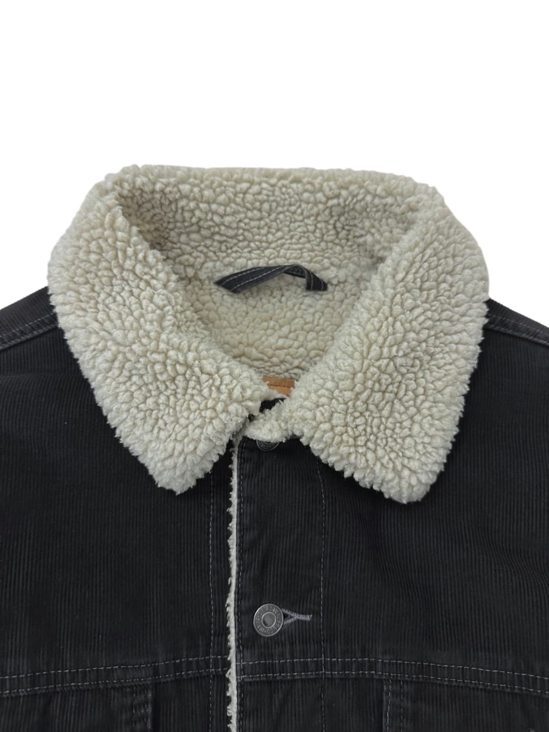 00년대 리바이스 코듀로이 골덴 쉐르파 자켓 블랙 (M~XL) 상품이미지3