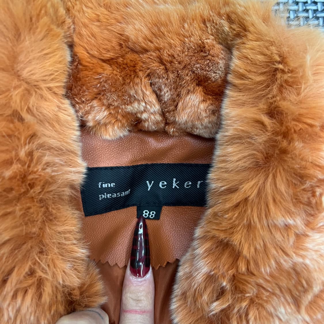 리얼퍼 레더자켓 상품이미지2