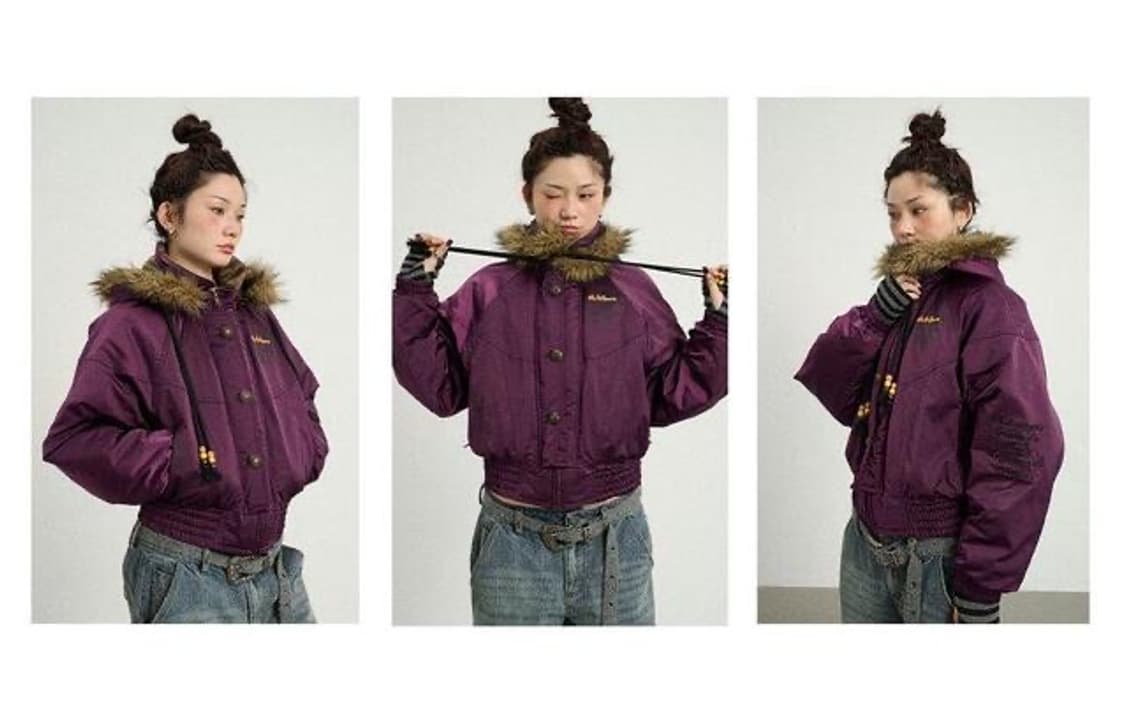 Achihara Winter Muzita 코튼 숏 자켓 상품이미지4