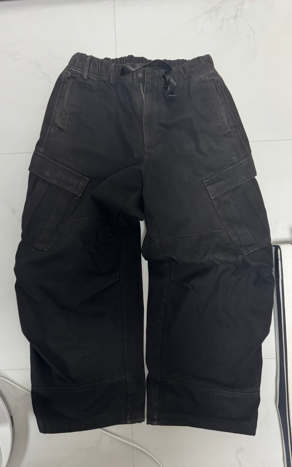 [4]해칭룸 밀 팬츠 워시드 블랙 상품이미지2