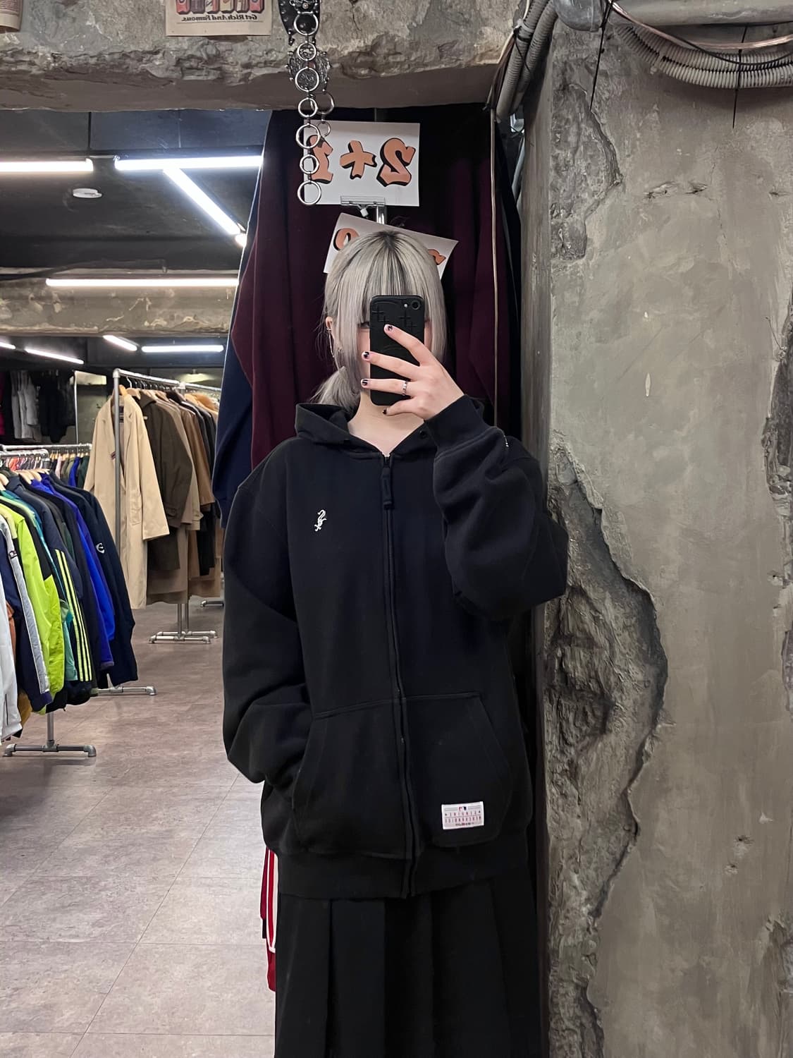 뉴에라 후드집업 블랙 XL  #csz3537 상품이미지2