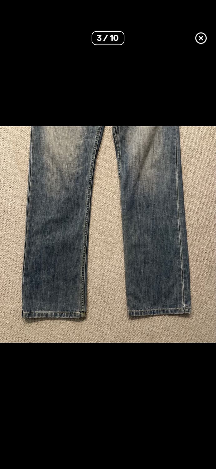 디젤 00s 아카이브라인 데님 팬츠 상품이미지3