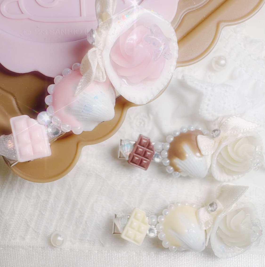 [handmade] chocoshell hairpin / 초코쉘 헤어핀  상품이미지5