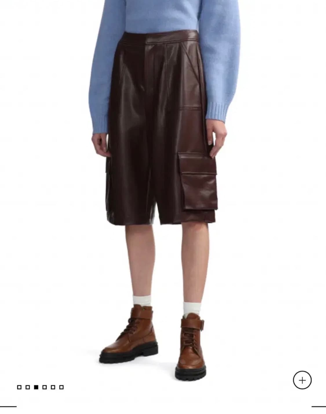 A BATHING APE 가죽팬츠 레더팬츠 버뮤다팬츠 상품이미지2