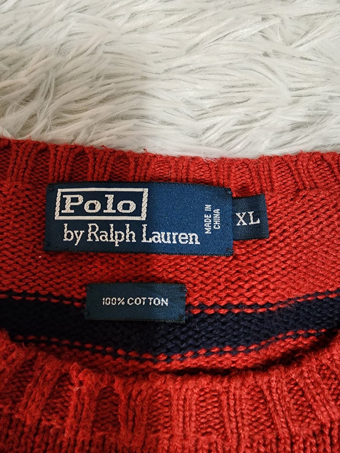 폴로 랄프로렌 스트라이프 니트 XL 상품이미지3