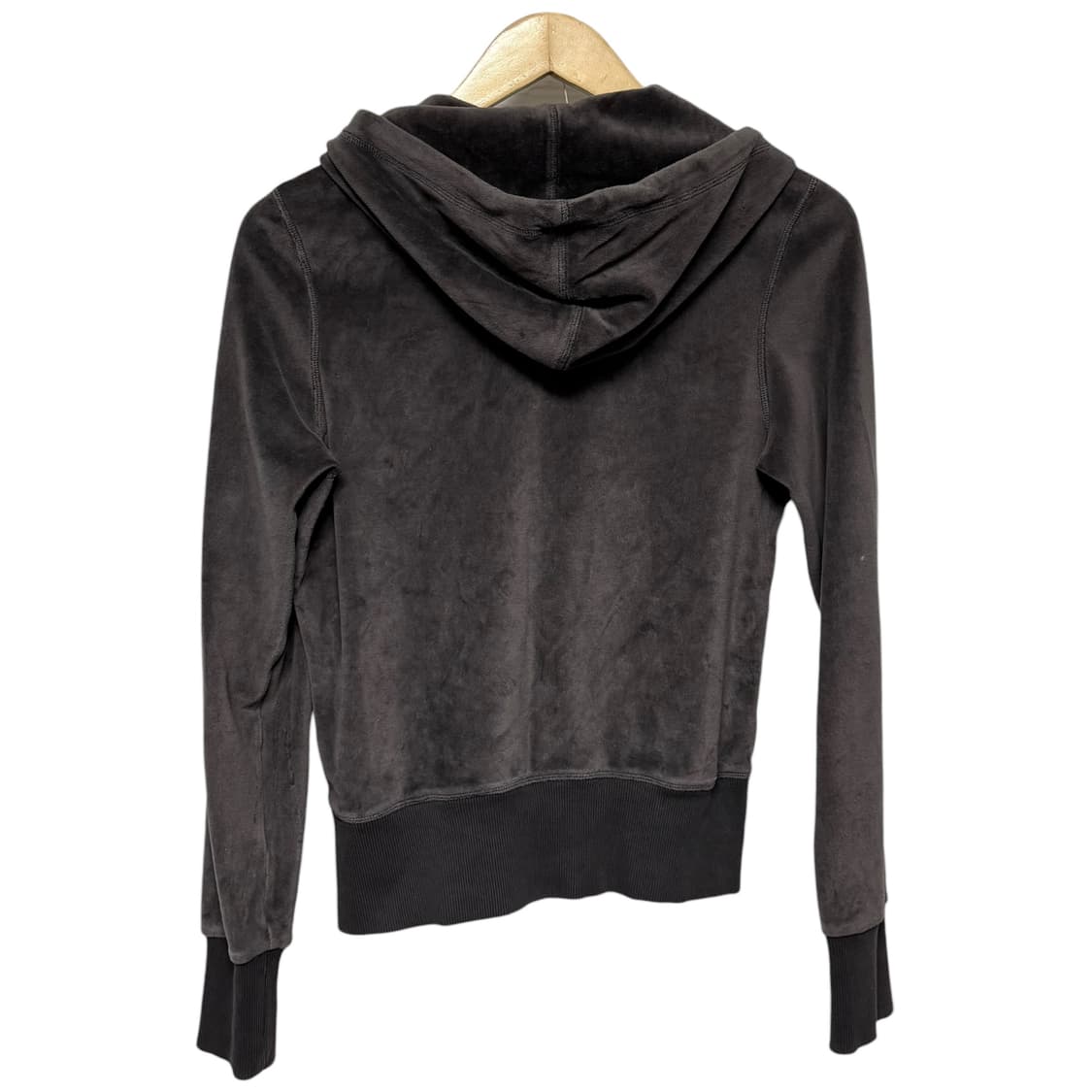 3806 아디다스 챠콜 골드 벨벳 후드집업  상품이미지3