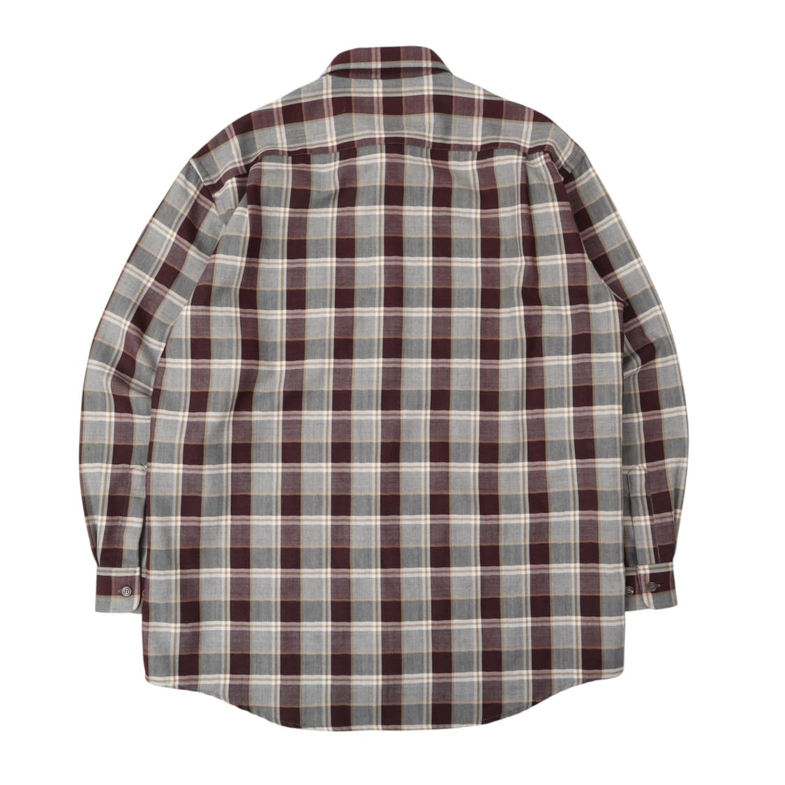 입생로랑 뿌르 옴므 브라운 플레이드 체크 셔츠 상품이미지5