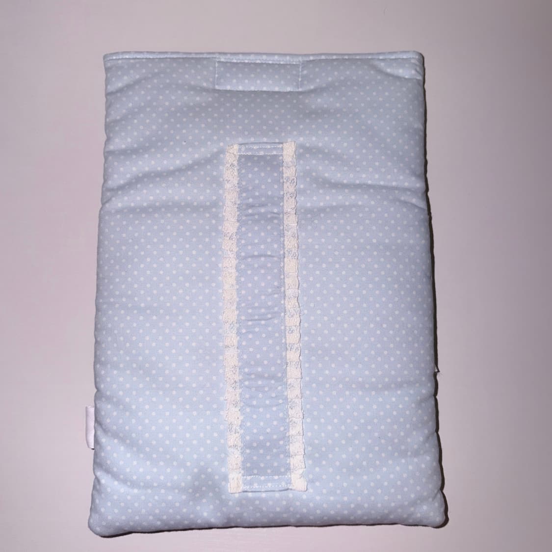 124u 레이스 리본 프릴 도트 아이패드 태블릿 파우치 엔젤코어 상품이미지2