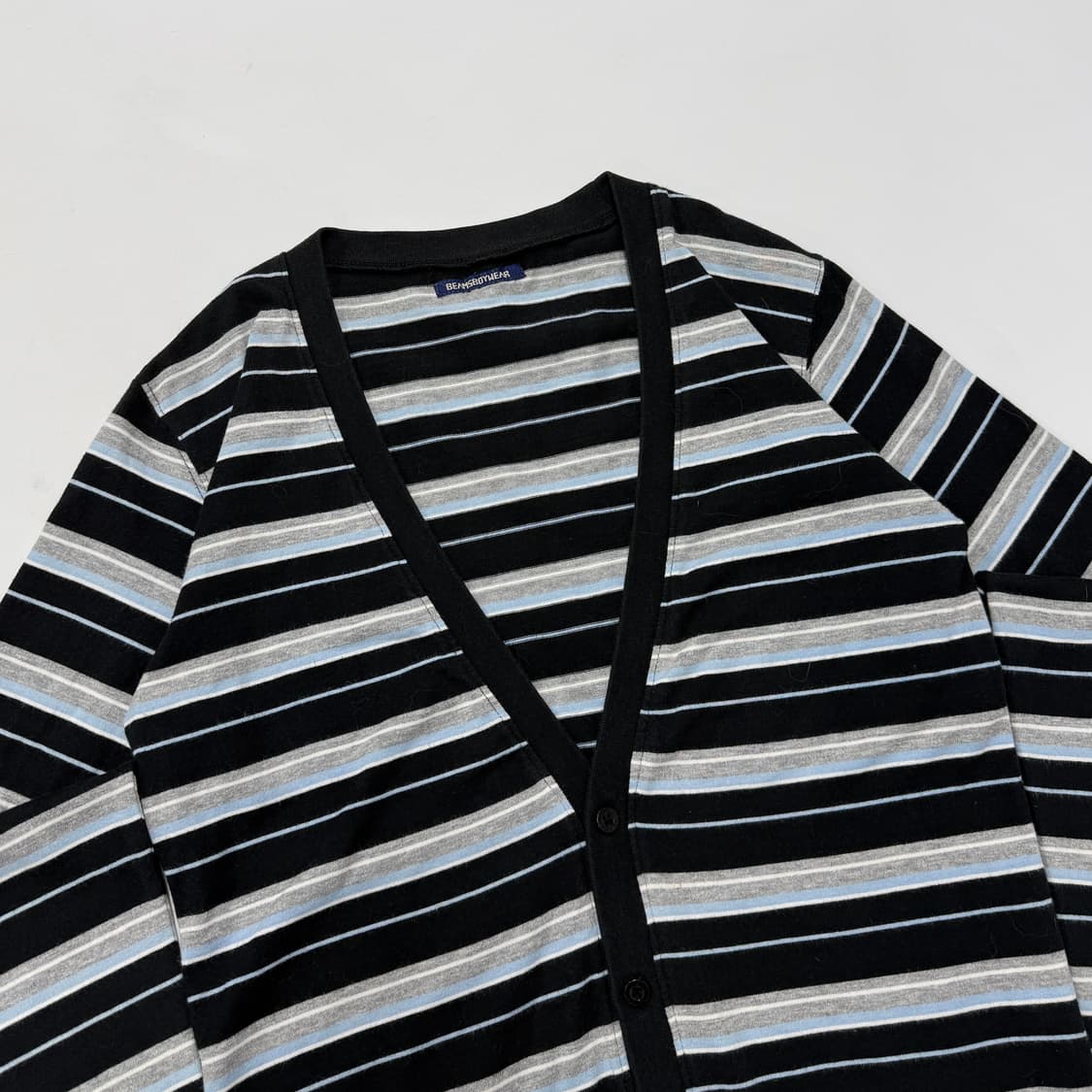 Beams Boy stripe cardigan 상품이미지3