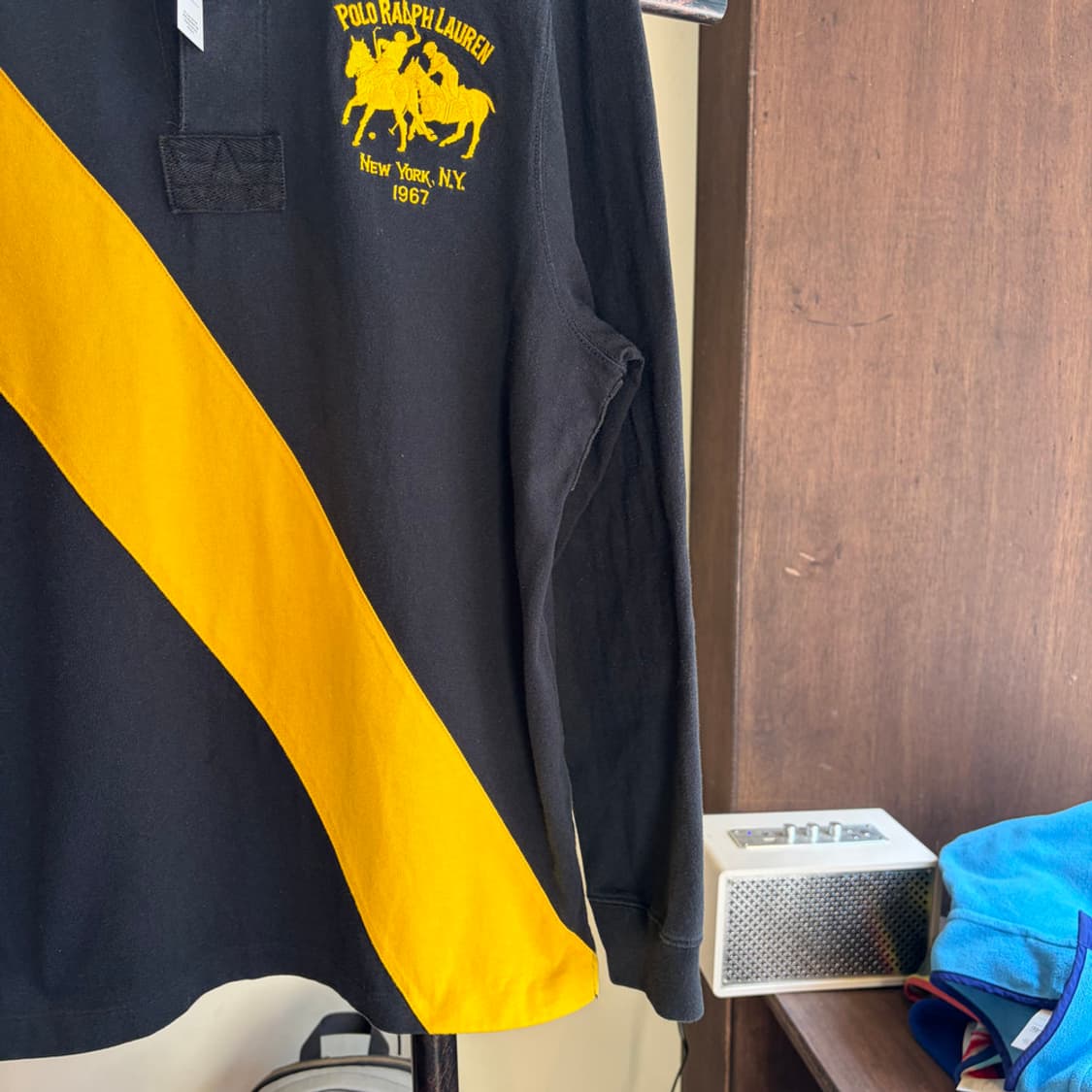 16095 - 폴로 랄프로렌 블랙 빅로고 럭비티 상품이미지4