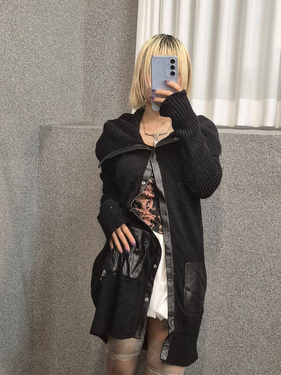 ARMANI EXCHANGE LONG KNIT OUTER 상품이미지1