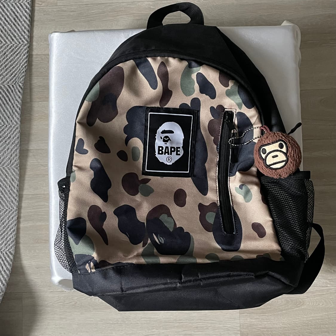 (택포) 베이프 백팩, 베이프 마일로 키링 상품이미지1