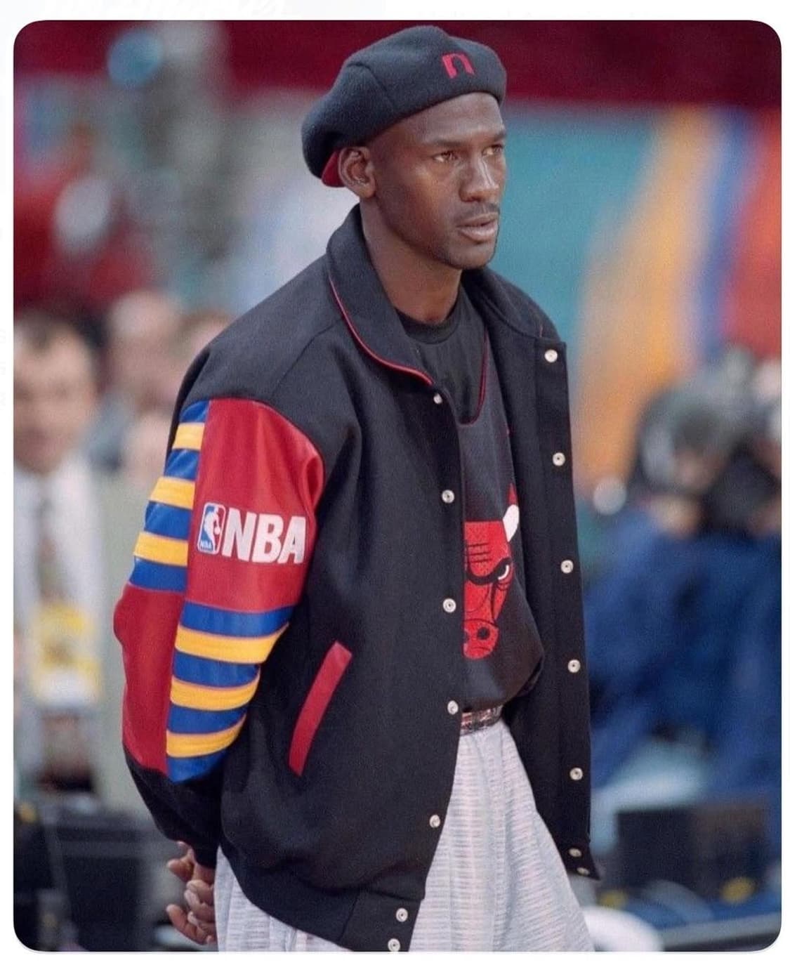 (L) 새상품 90's 나이키 NIKE 데드스탁 빈티지 트윌 베레모 블랙 상품이미지9